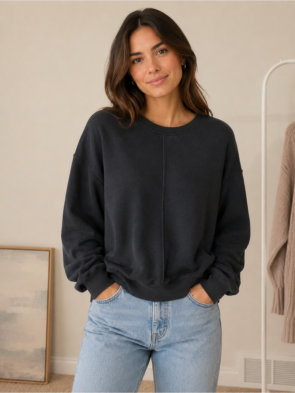 Oak + Fort | Textured Sweater - Picture 1 of 6